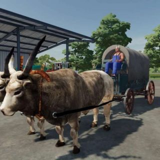 Pakiet koni pociągowych i wołów v1 0 0 1 Farming Simulator 25 Mody