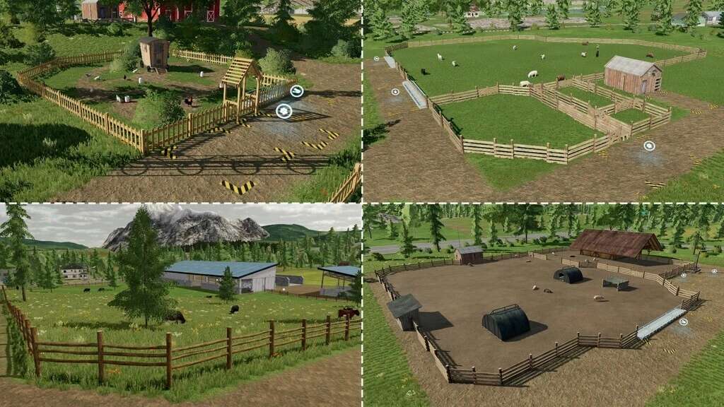 Pakiet Zwierząt Do Umieszczania V1100 Farming Simulator 22 Mod Fs22 Mody 3483