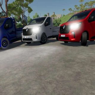 Renault Trafic 2022 Inside V2.0.0.0 - Farming Simulator 25 Mody / FS22 Mody