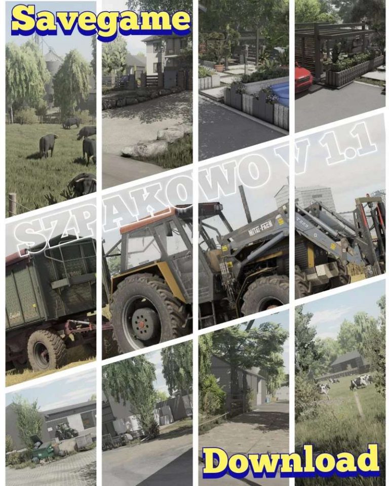 Zapis Gry Szpakowo Mody V1 0 FS22 Farming Simulator 25 Mody FS22 Mody